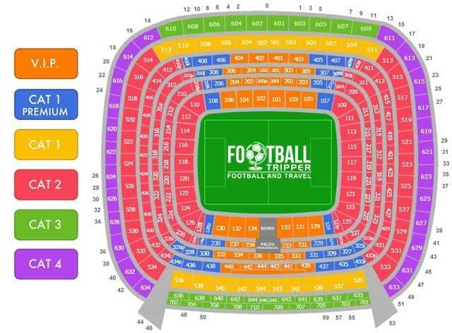 bernabeu sæde kort